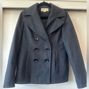 Grey Michael Kors pea coat small